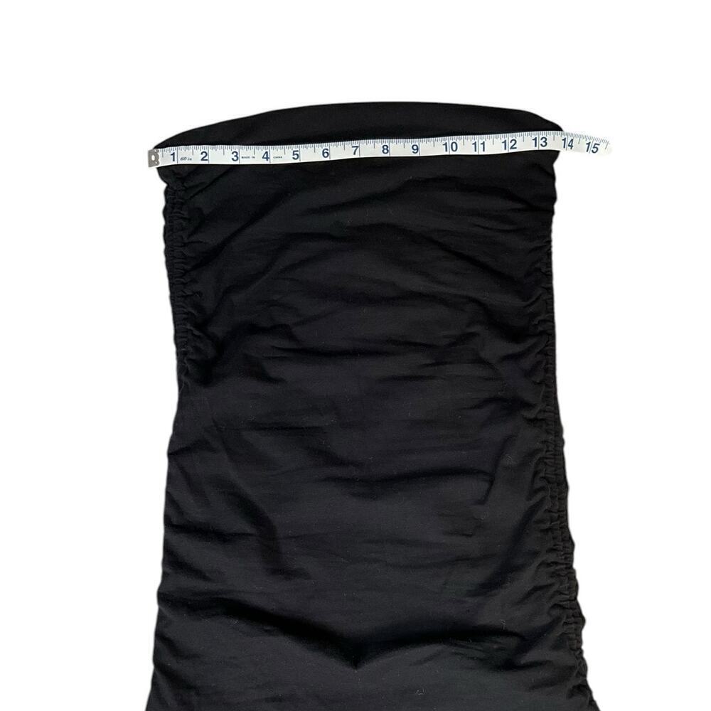 Lanston Strapless Mini Dress Tube Top DrawstRing Sides Light Weight Size Small - Picture 6 of 9